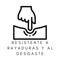 RESISTENTE A RAYADURAS Y AL DESGASTE